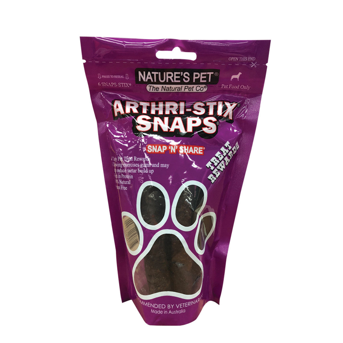 image of Nature's Pet Arthri-Stix Snaps x 6 Pack on white background