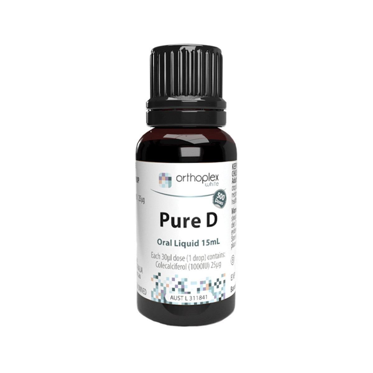 image of Orthoplex White Pure D Oral Liquid 15ml on white background 