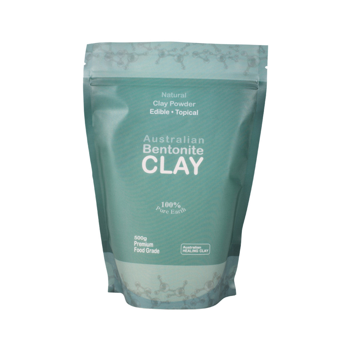 image of Australian Healing Clay Bentonite Clay Powder 500g on white background