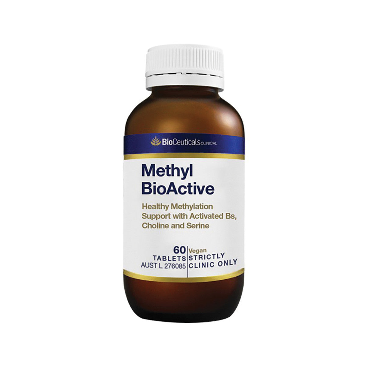image of BioCeuticals Clinical Methyl BioActive 60t on white background 