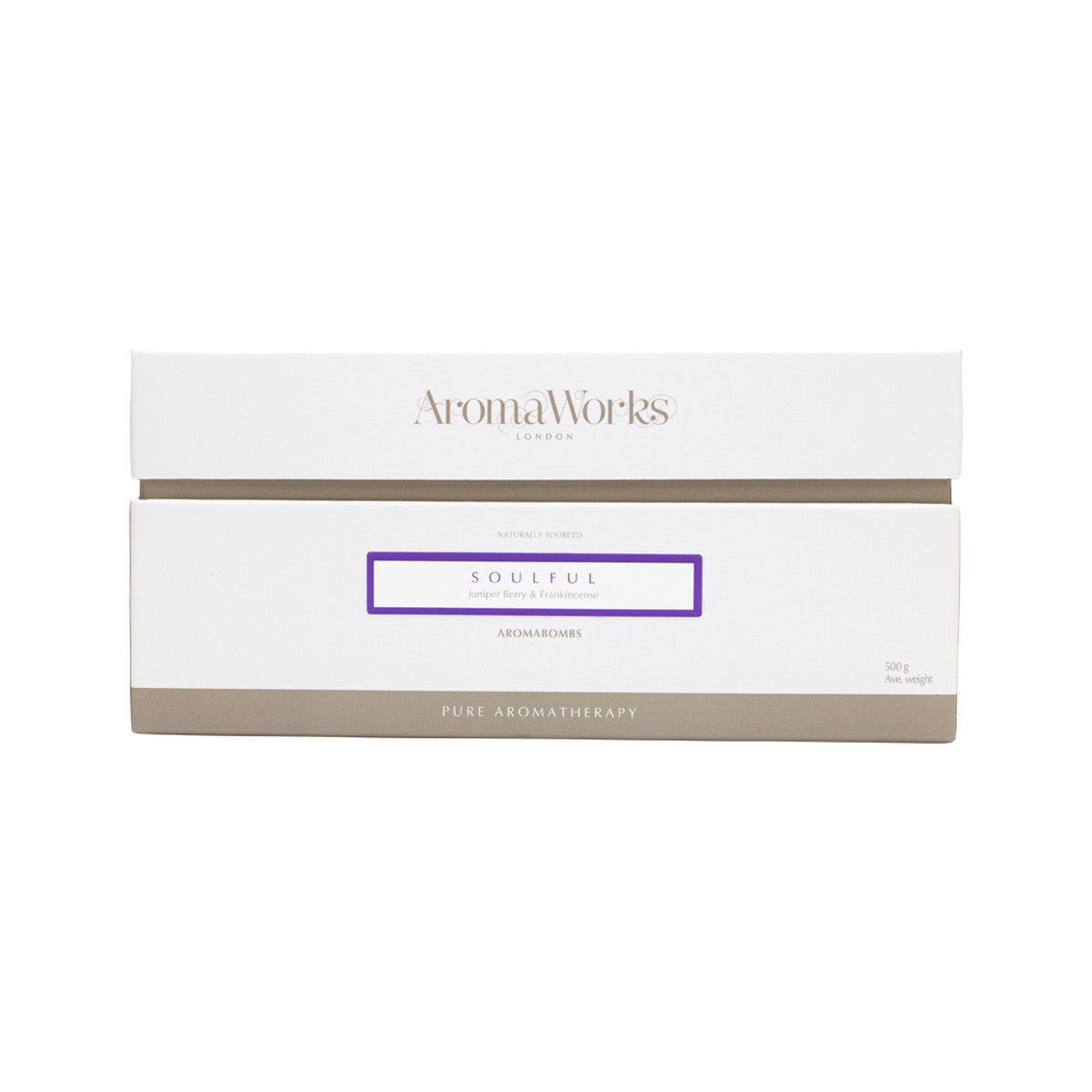 image of AromaWorks AromaBomb Duo Soulful 250g x 2 Pack on white background
