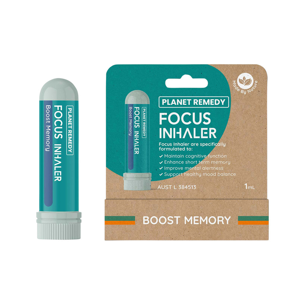 image of Planet Remedy Focus Inhaler 1ml on white background