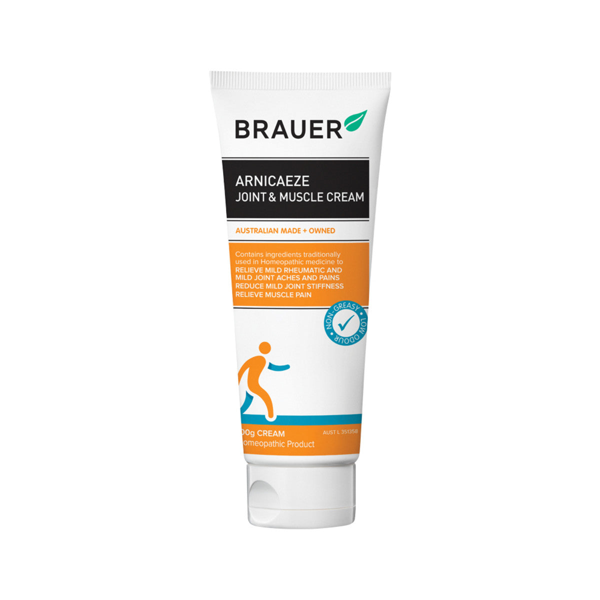 image of Brauer ArnicaEze Joint & Muscle 100g Cream on white background 