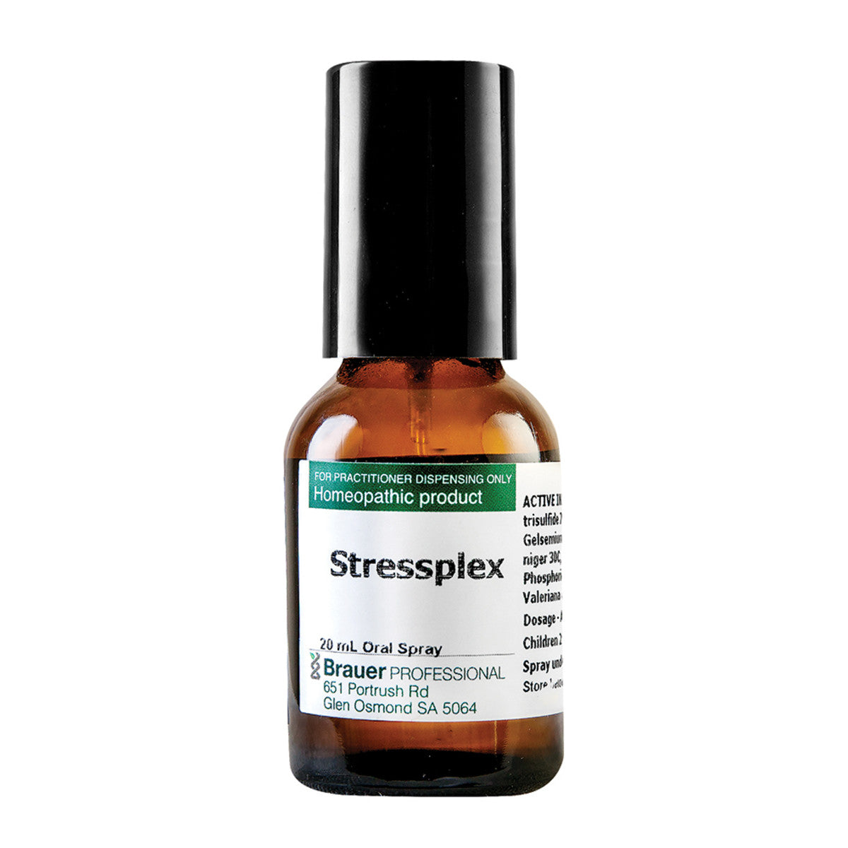 image of Brauer Professional Stressplex Oral Spray 20ml on white background