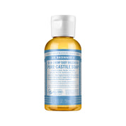 image of Dr. Bronner's Pure-Castile Soap Liquid (Hemp 18-in-1) Baby Unscented 59ml on white background 
