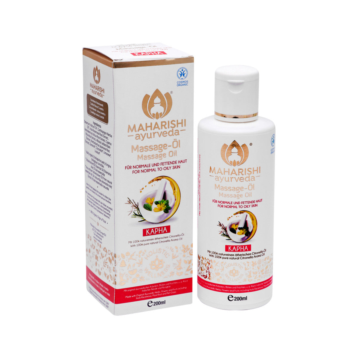 image of Maharishi Ayurveda Massage Oil Kapha 200ml on white background