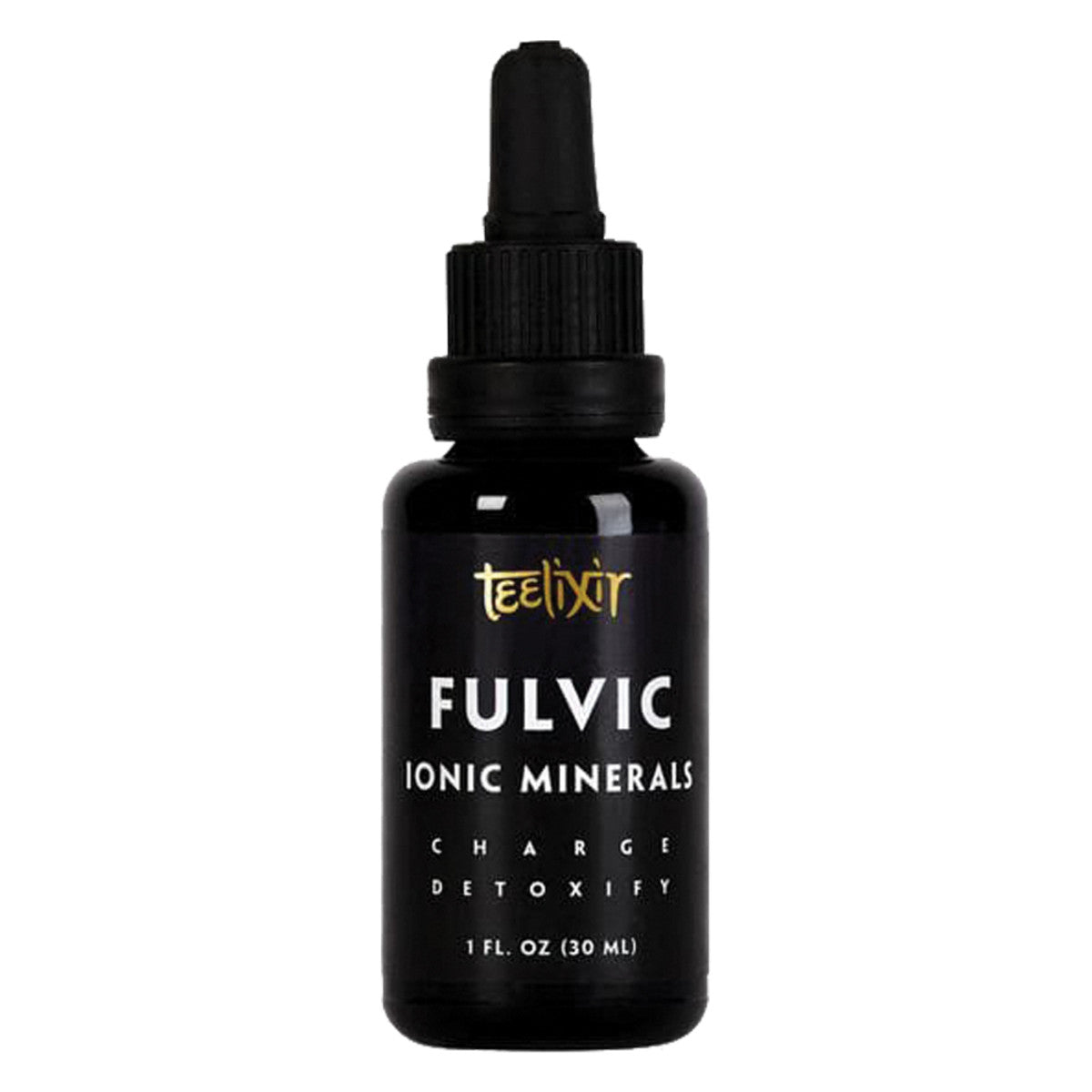 image of Teelixir Fulvic Ionic Minerals (Charge Detoxifying) 30ml on white background