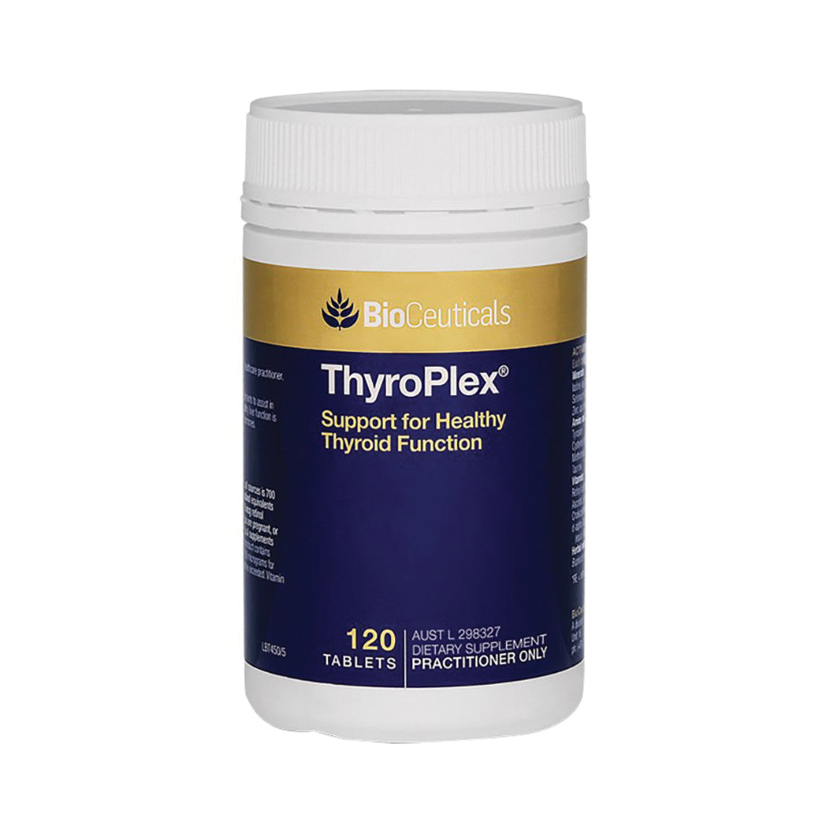 image of BioCeuticals ThyroPlex 120c on white background 