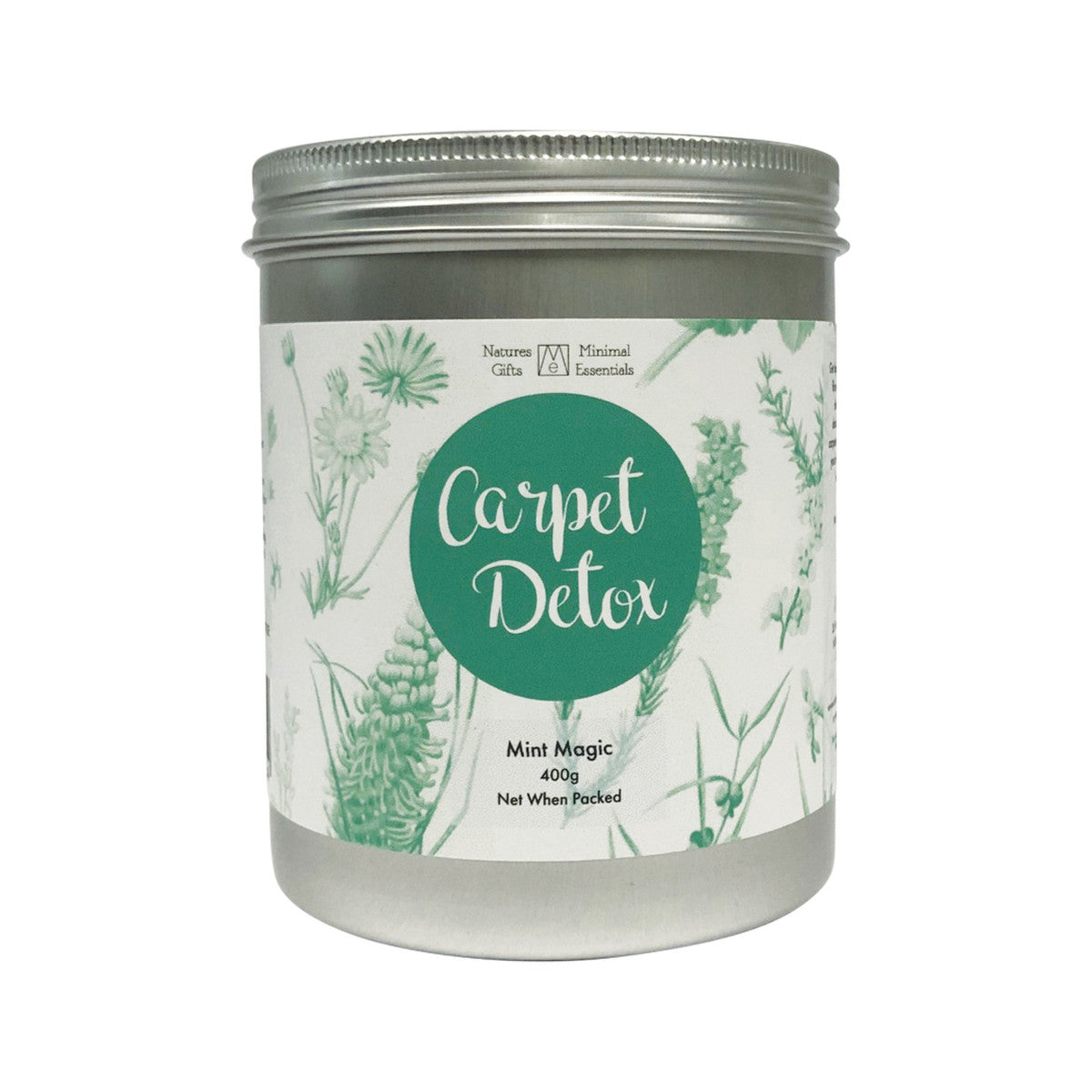 image of Minimal Essentials Carpet Detox Mint Magic 400g on white background