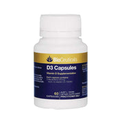 image of BioCeuticals D3 Capsules 60c on white background 