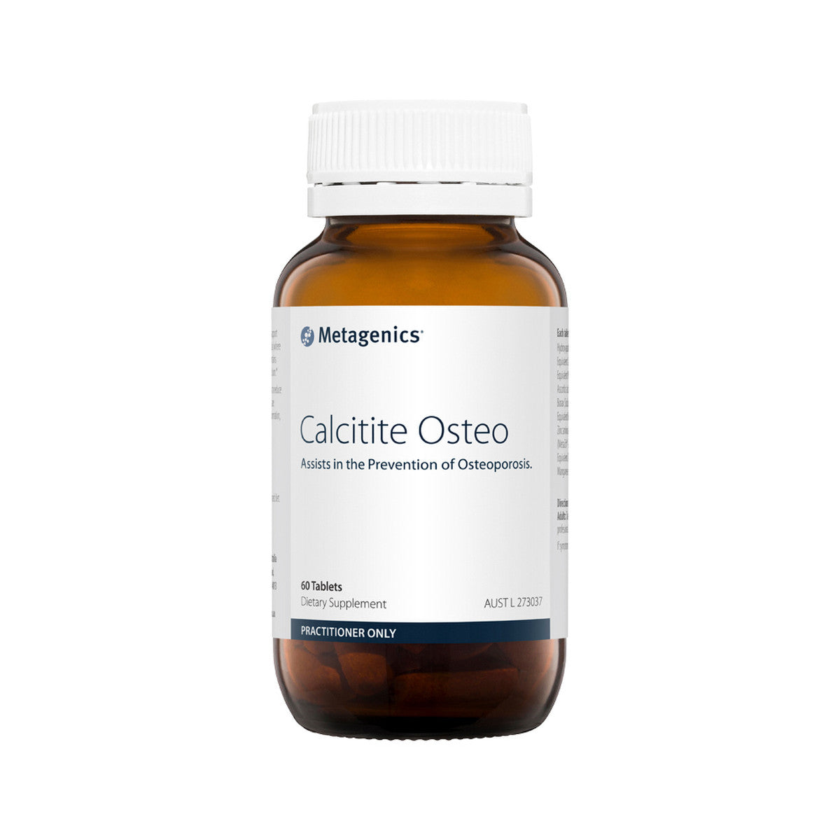 image of Metagenics Calcitite Osteo 60t on white background