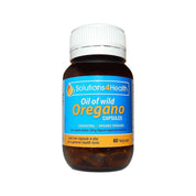image of Solutions 4 Health Oil of Wild Oregano Capsules 60vc on white background