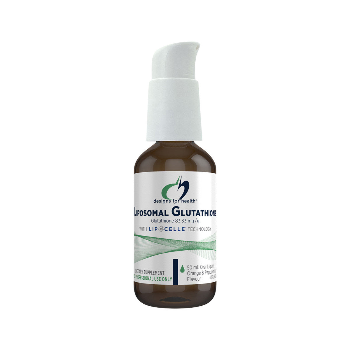 image of Designs For Health Lipocelle Liposomal Glutathione Oral Liquid 50ml on white background