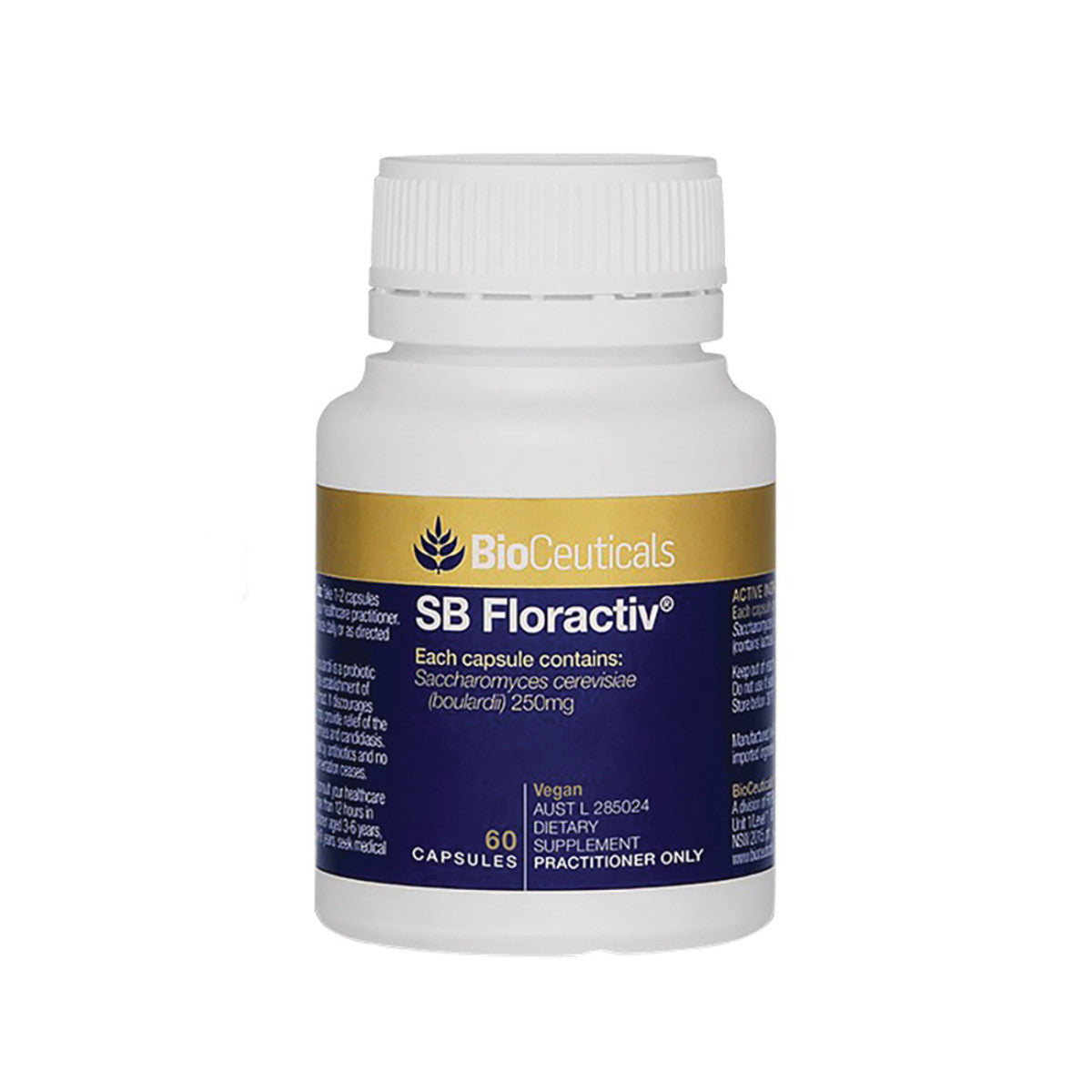 image of BioCeuticals SB Floractiv 60c on white background 
