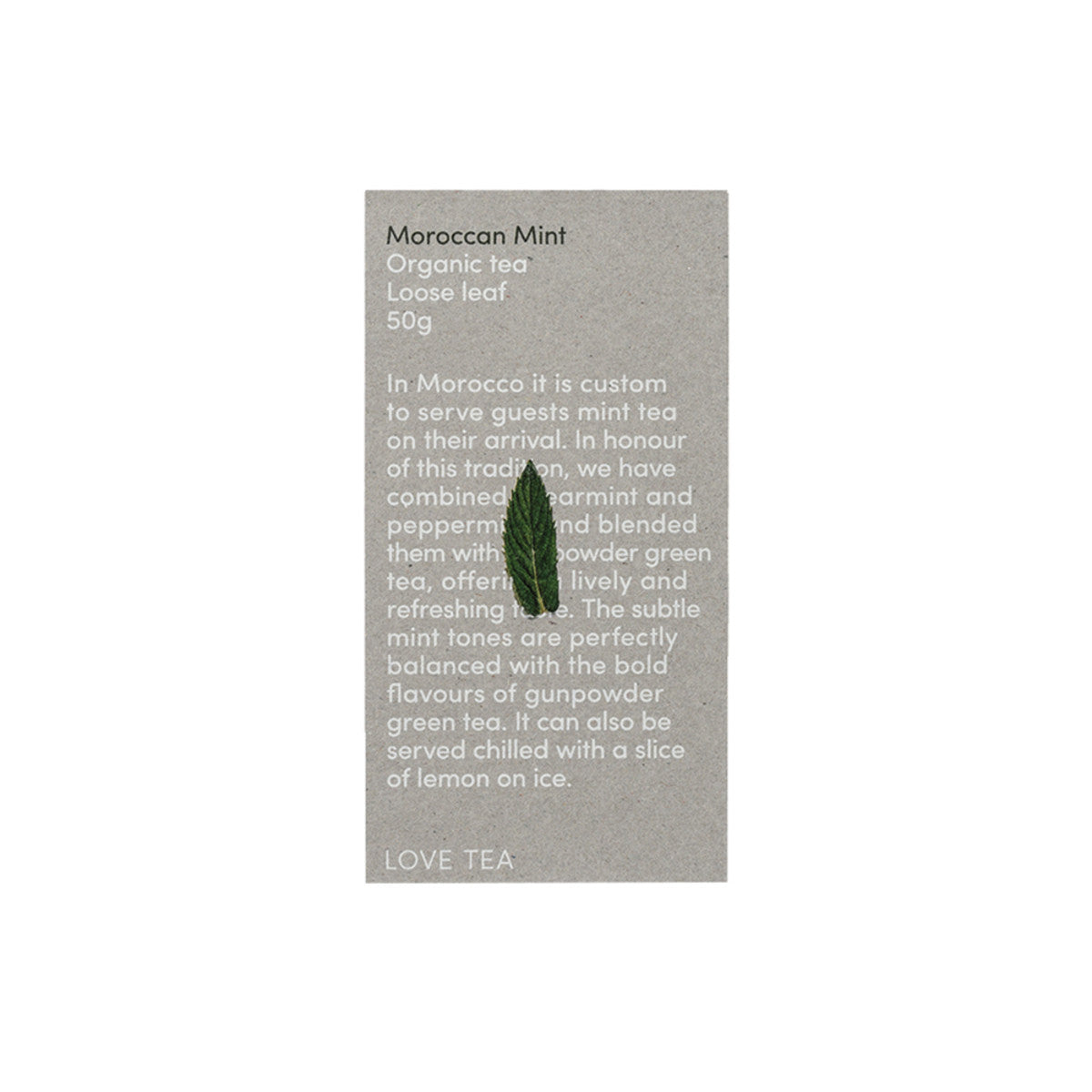 Love Tea Organic Moroccan Mint Tea