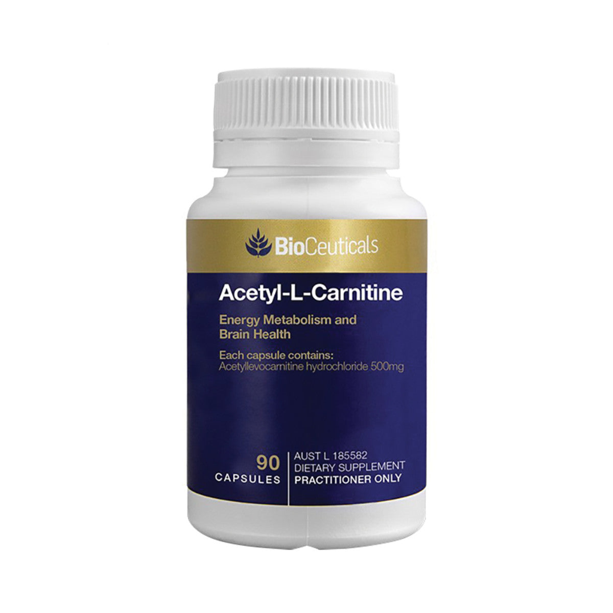 image of bioceuticals Acetyl-L-Cartinine 90c on a white background