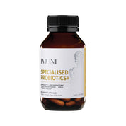 image of IMUNI Specialised Probiotics+ 60c on white background 