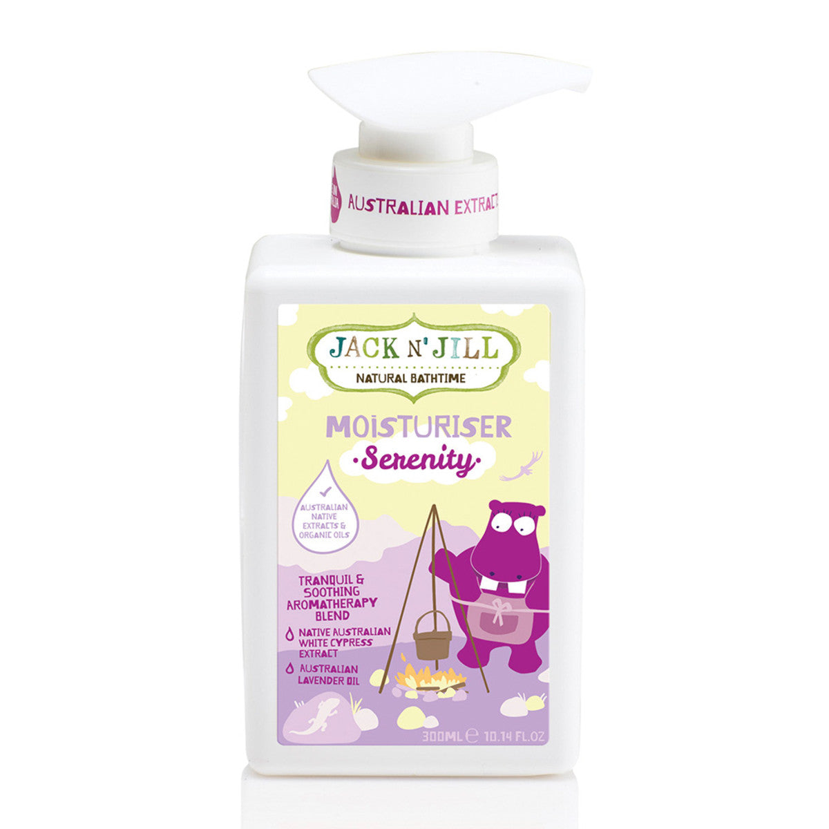 image of Jack N' Jill Moisturiser Serenity 300ml on white background 