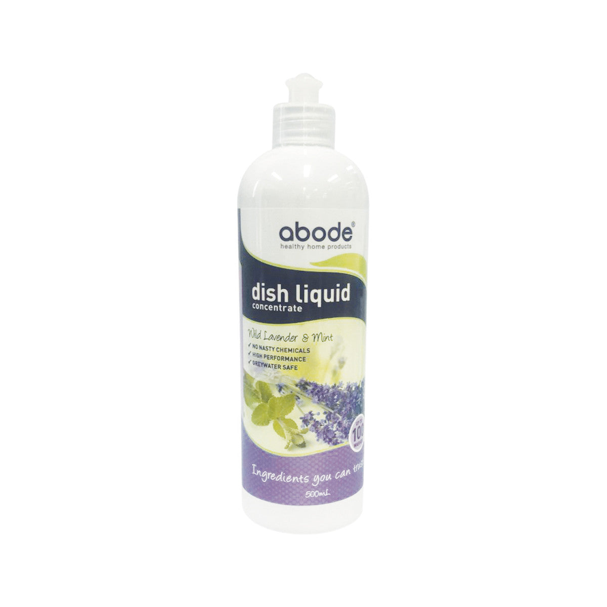 image of Abode Dish Liquid Concentrate Wild Lavender & Mint 500ml on white background