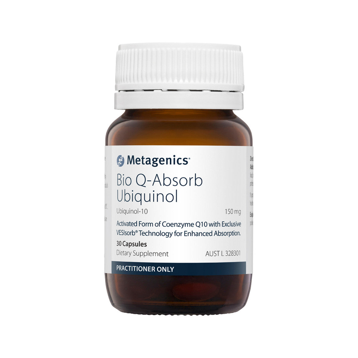 image of Metagenics Bio Q Absorb Ubiquinol 30c on white background