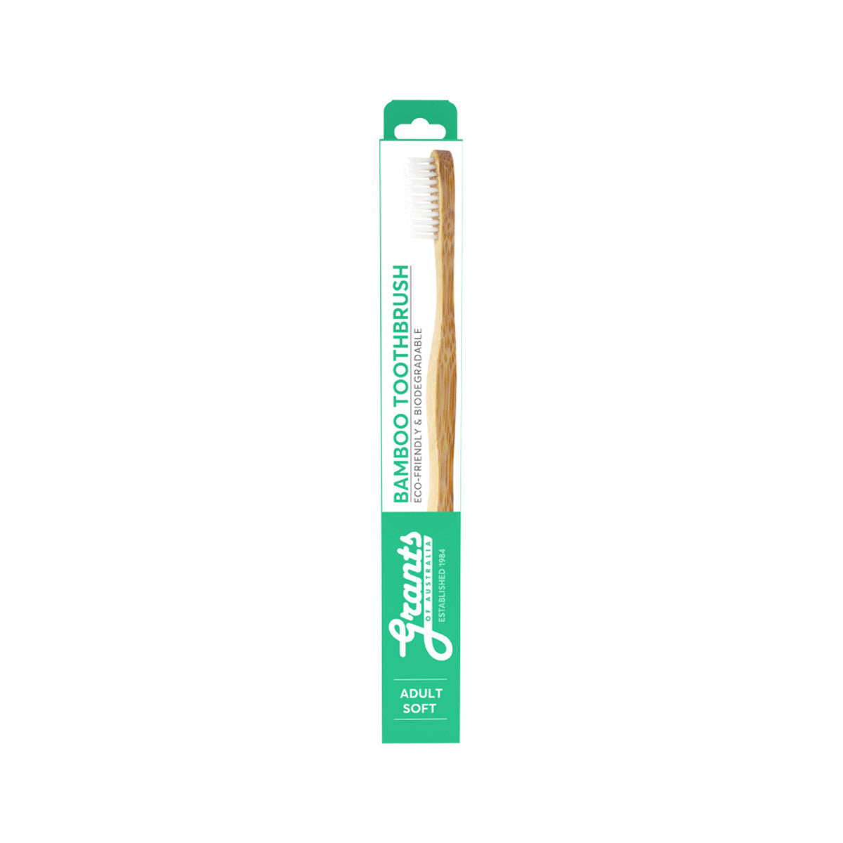 image of Grants Toothbrush Bamboo Adult Soft on white background
