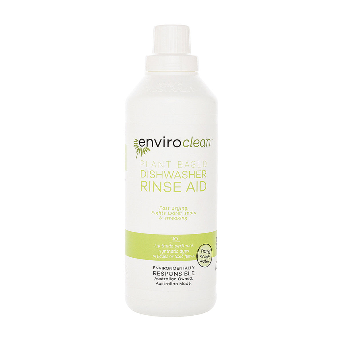 image of EnviroClean Plant Based Dishwasher Rinse Aid 1l on white background