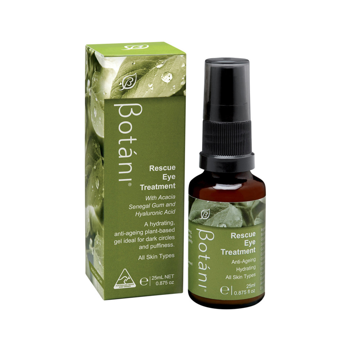 image of Botani Rescue Eye Treatment 25ml on white background 