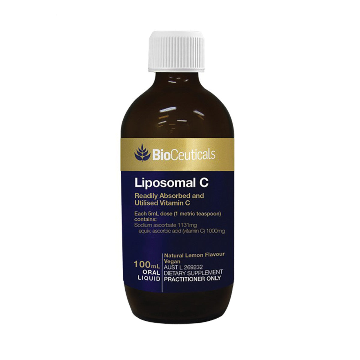 image of BioCeuticals Liposomal C 100ml on white background