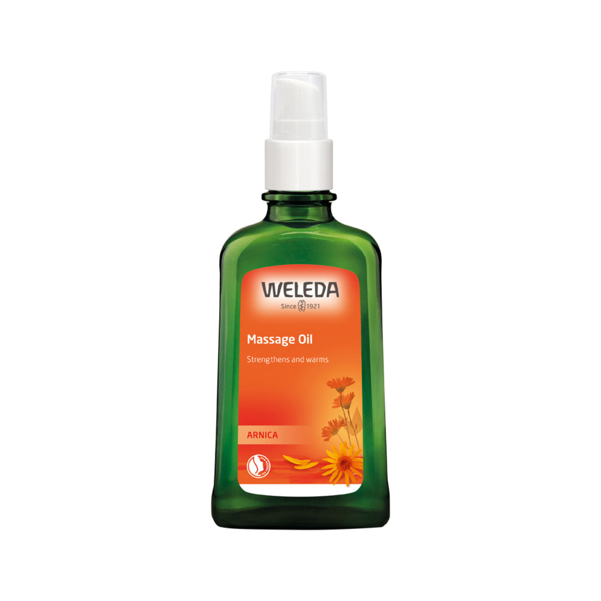 image of Weleda Massage Oil Arnica 100ml on white background