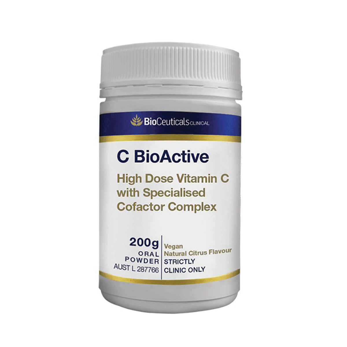 Image of BioCeuticals Clinical C BioActive 200g on white background 