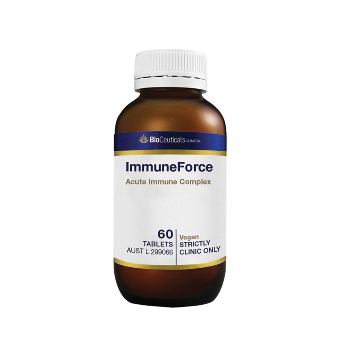 image of BioCeuticals Clinical ImmuneForce 60t on white background 