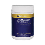 image of BioCeuticals Ultra Muscleze Forest Berries 360g on white background 