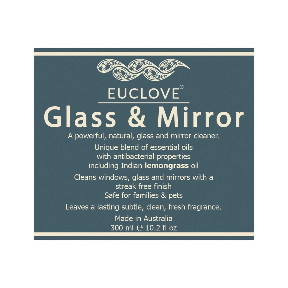 image of Euclove Glass & Mirror Spray 500ml on white background