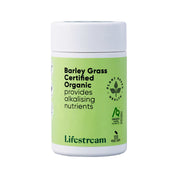 image of Lifestream Barley Grass Certified Organic 120vc on white background