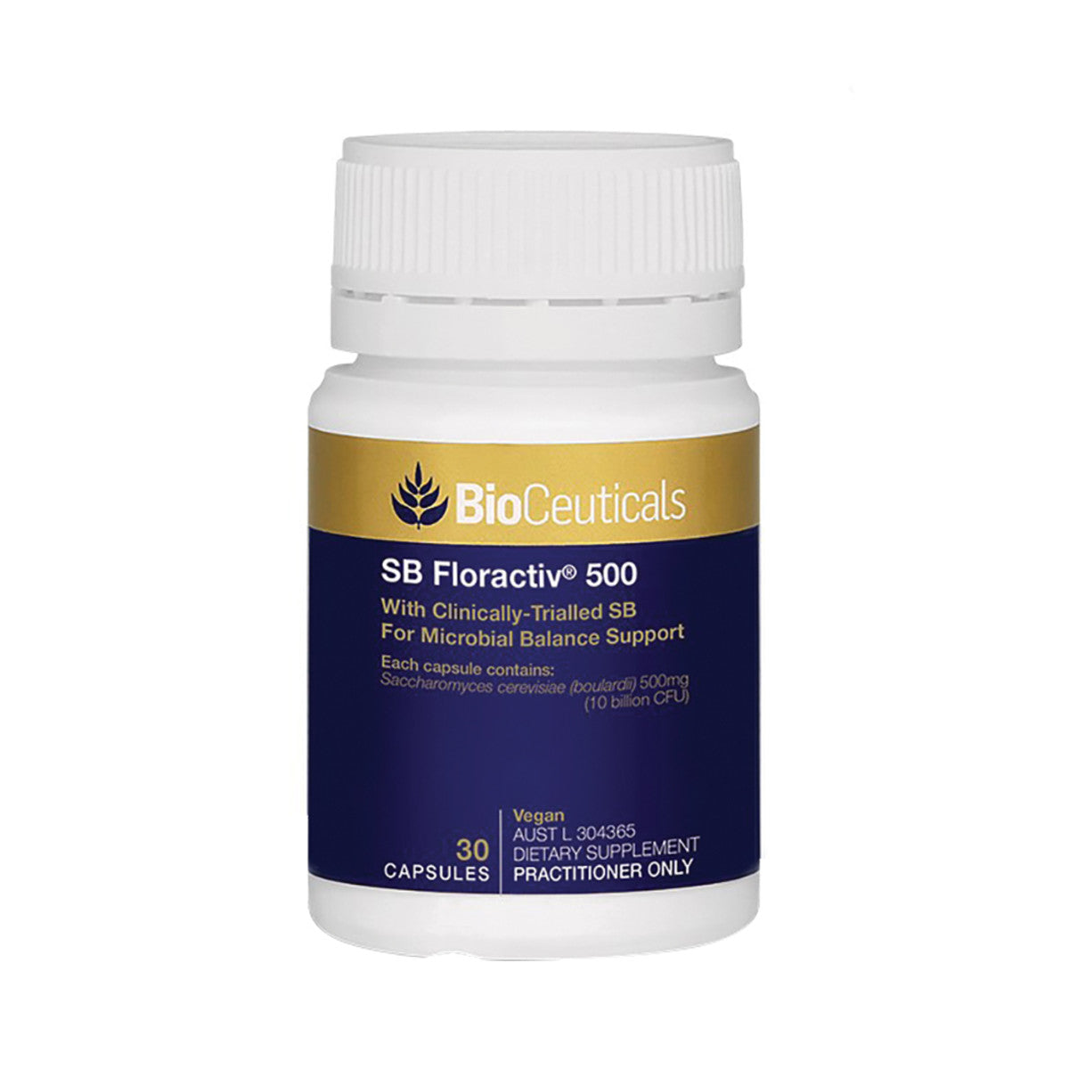 image of BioCeuticals SB Floractiv 500 30c on white background 