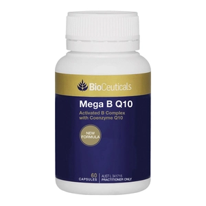 image of BioCeuticals Mega B Q10 60c on white background