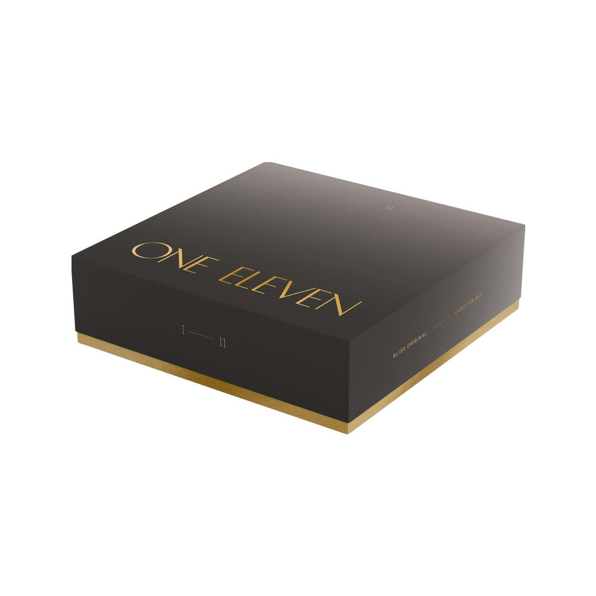image of One Eleven Bliss (Relaxation Blend) Canister Set - The Original 40g with Brass Canister on white background
