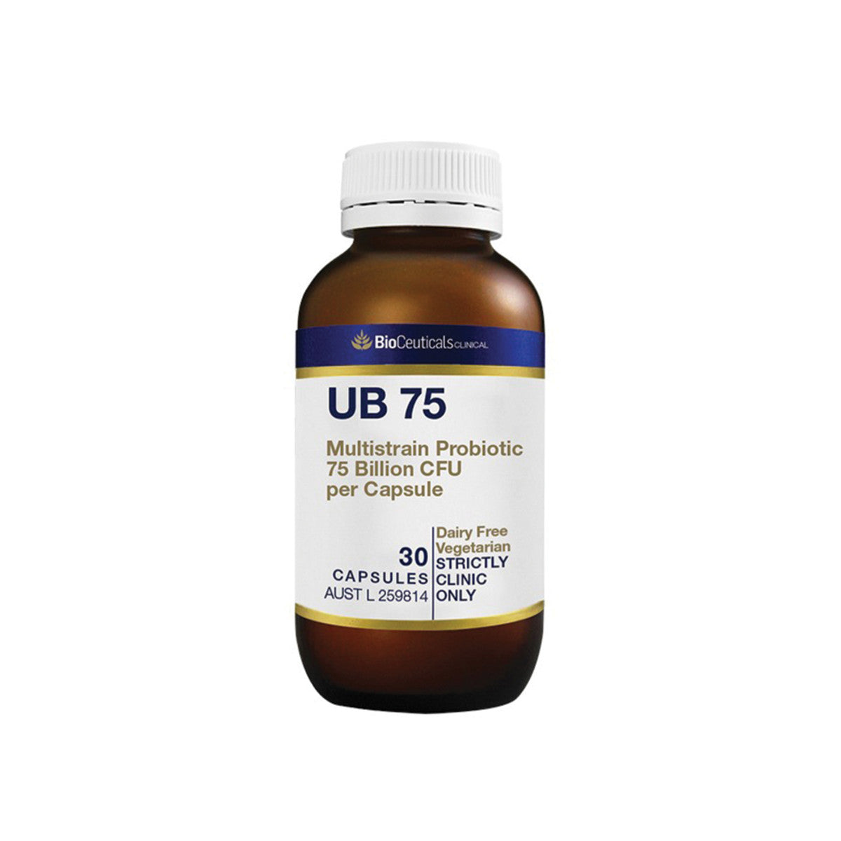 image of BioCeuticals Clinical UB 75 30c on white background 