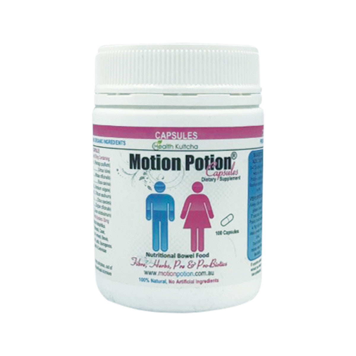 image of Health Kultcha Motion Potion 100c on white background 