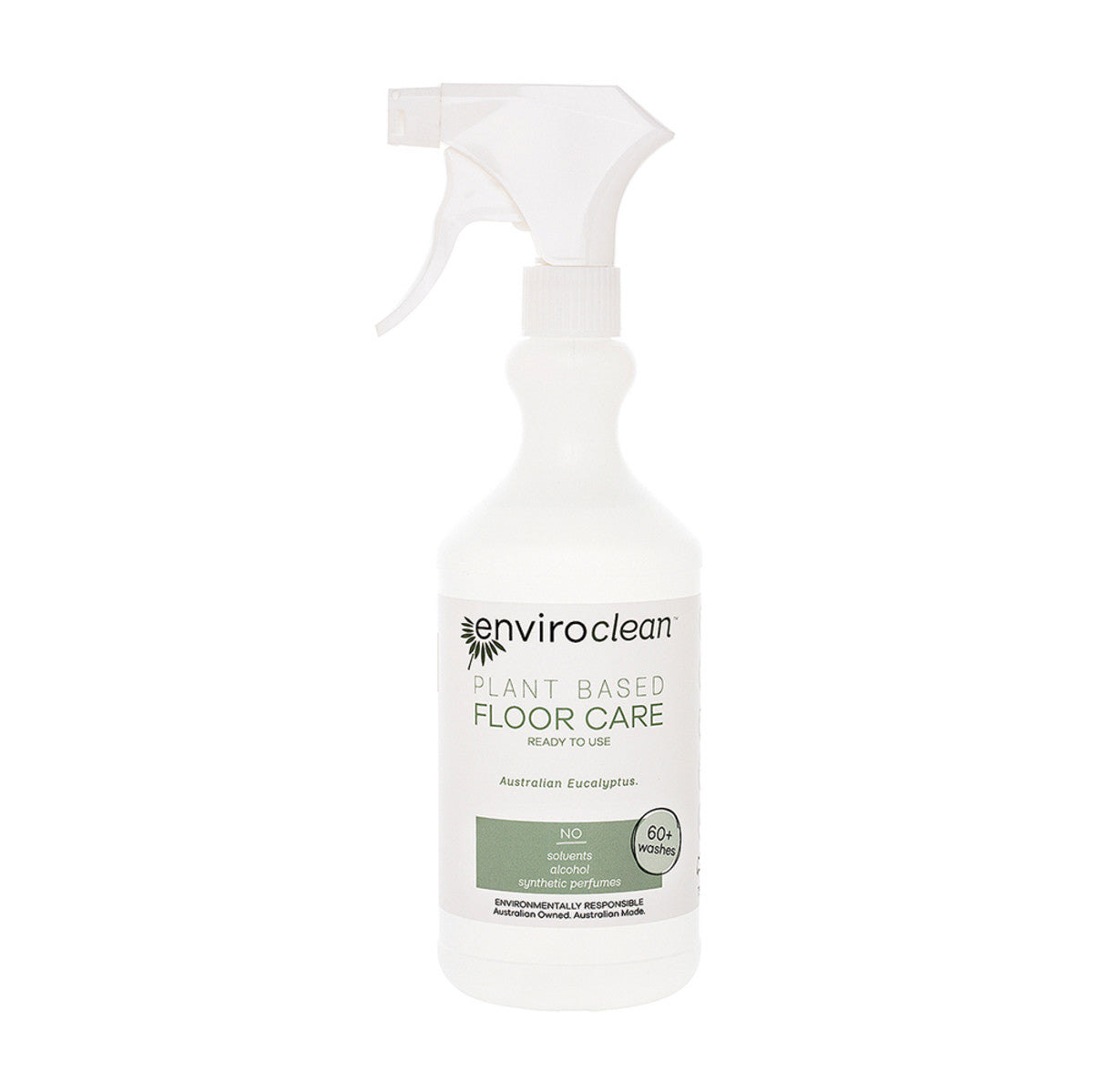 image of EnviroClean Plant Based Floor Care (Australian Eucalyptus) Spray 750ml on white background