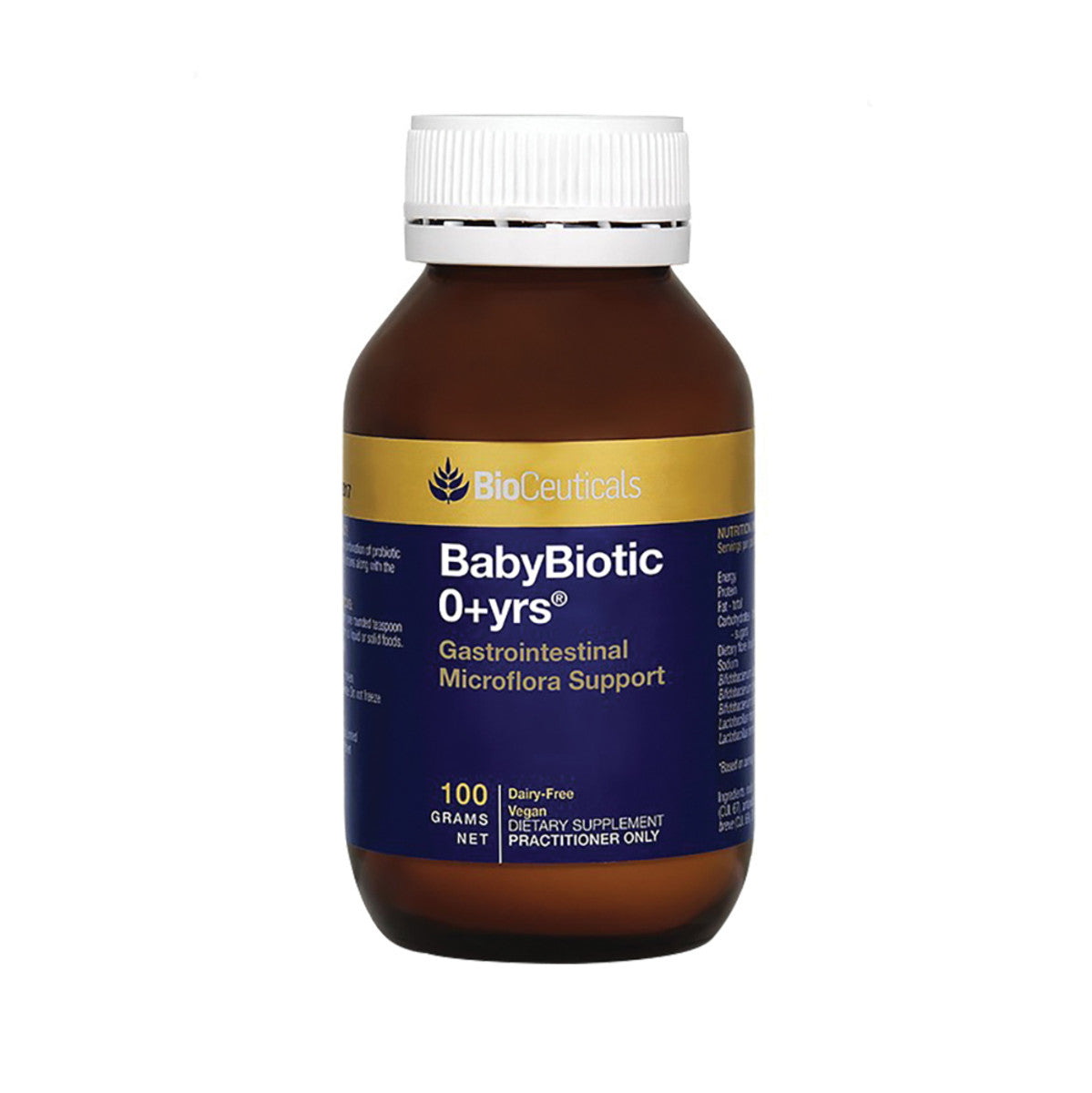 image of BioCeuticals BabyBiotic 0+yrs 100g on white background