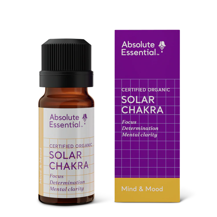 image of Absolute Essential Solar Chakra Oil 10ml on white background