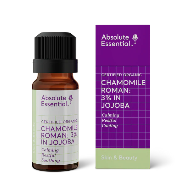 image of Absolute Essentials Chamomile Roman: 3% in Jojoba 10ml on white background