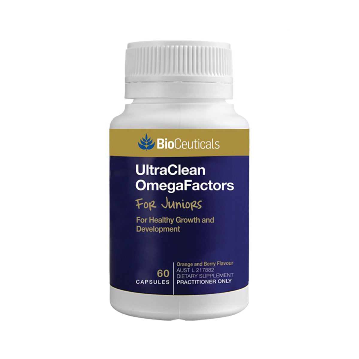 image of BioCeuticals UltraClean OmegaFactors for Juniors 60c on white background 