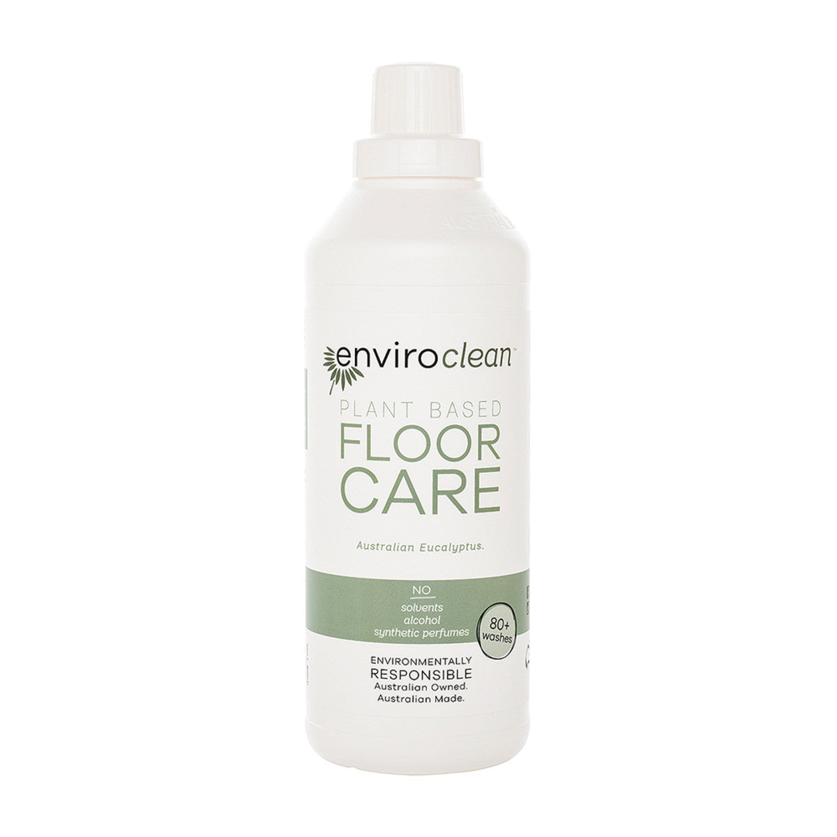 image of EnviroClean Plant Based Floor Care (Australian eucalyptus) 1L on white background