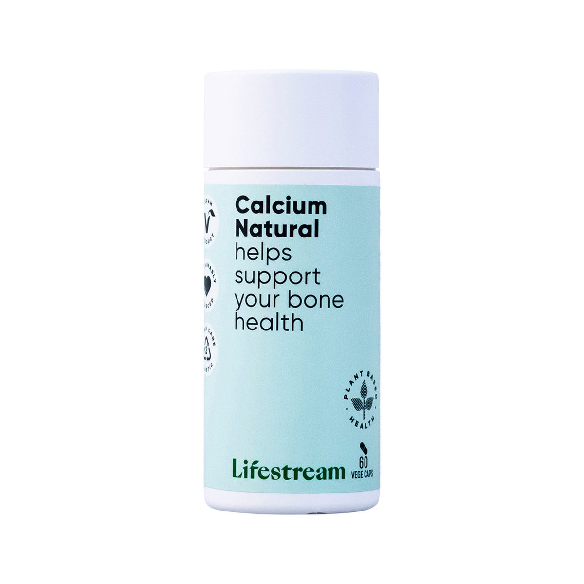 image of Lifestream Calcium Natural 60vc on white background