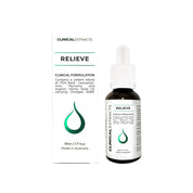image of Clinical Extracts Relieve 50ml with white background  