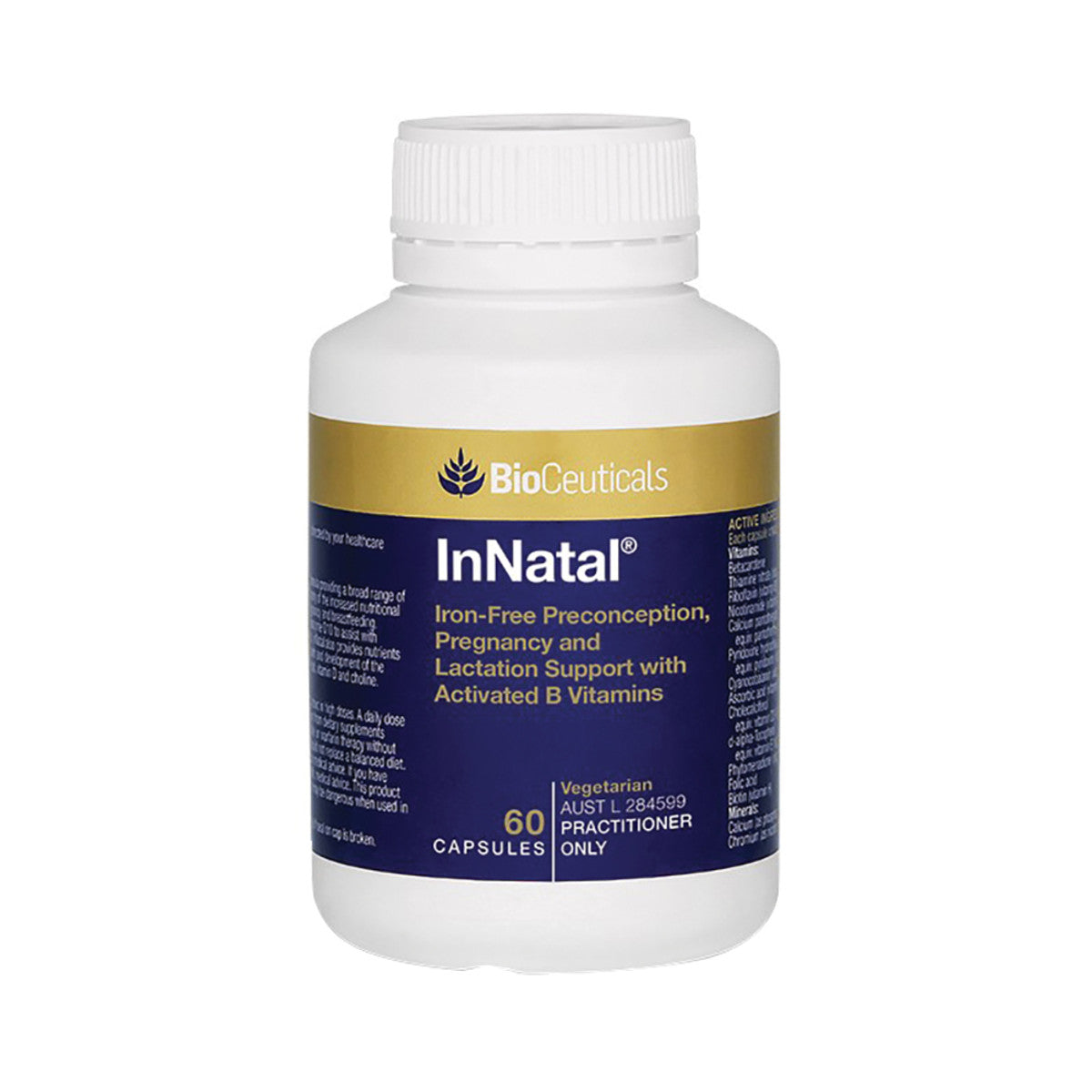 image of BioCeuticals InNatal 60c on white background 