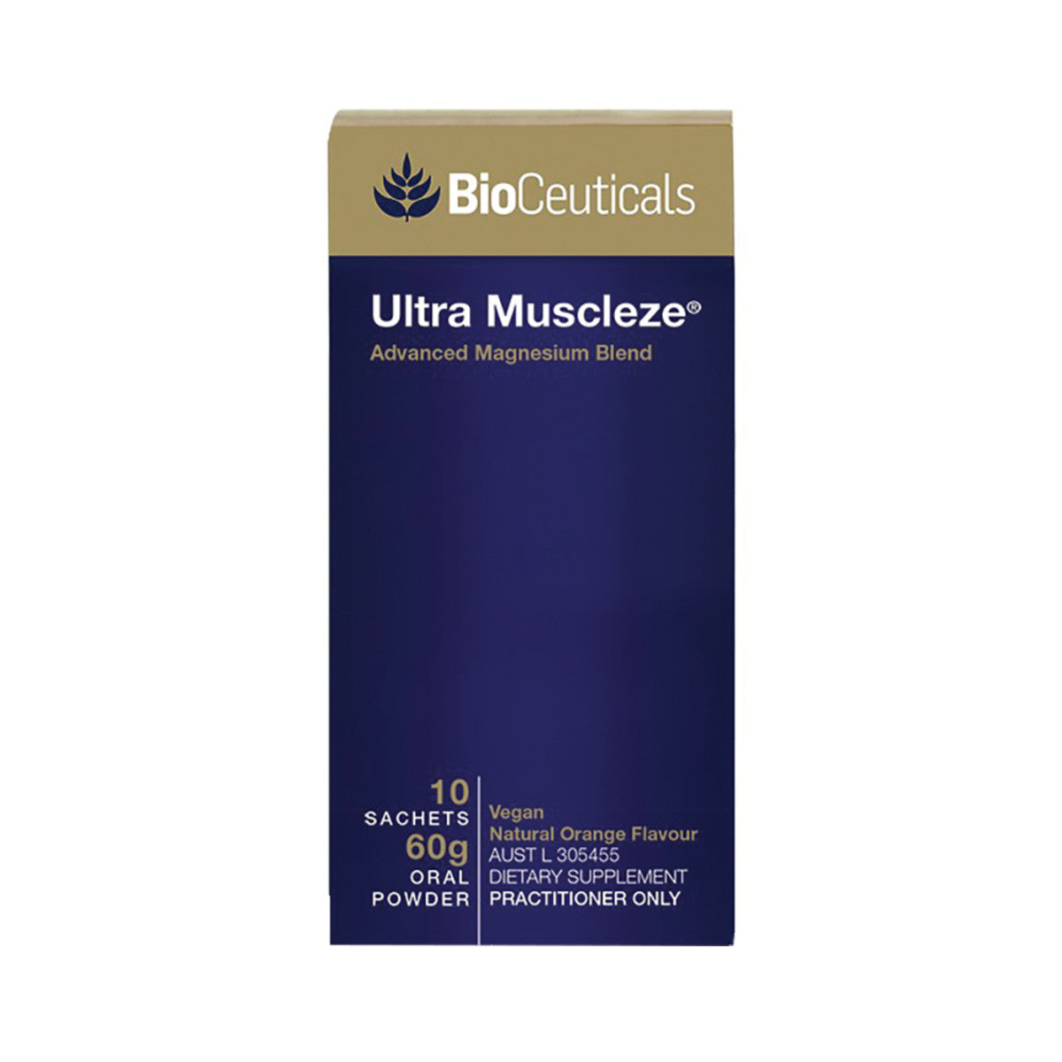 image of BioCeuticals Ultra Muscleze Sachets 6g x 10 Pack on white background 