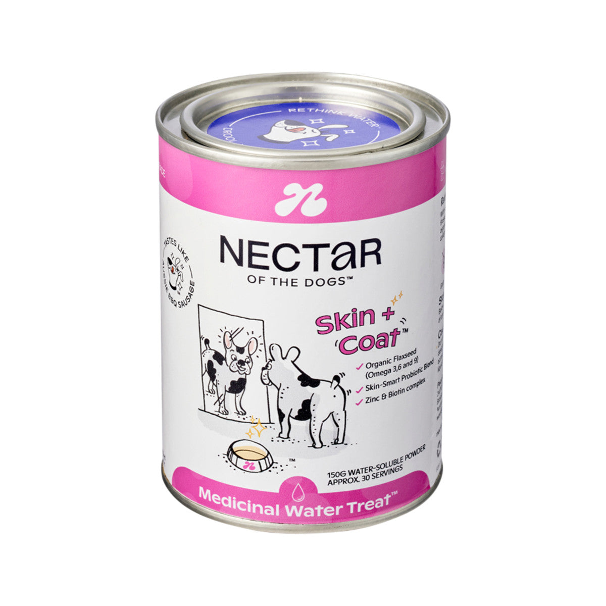 image of Nectar Of The Dogs Skin + Coat (Medicinal Water Treat) Soluble Powder 150g on white background